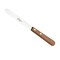 Ateco Natural Wood Small Sized Straight Icing Spatula, 4 Inch
